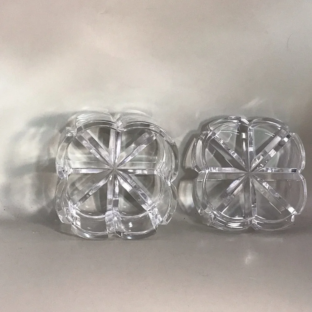 Beautiful Cut Crystal Trinket Box 4.25